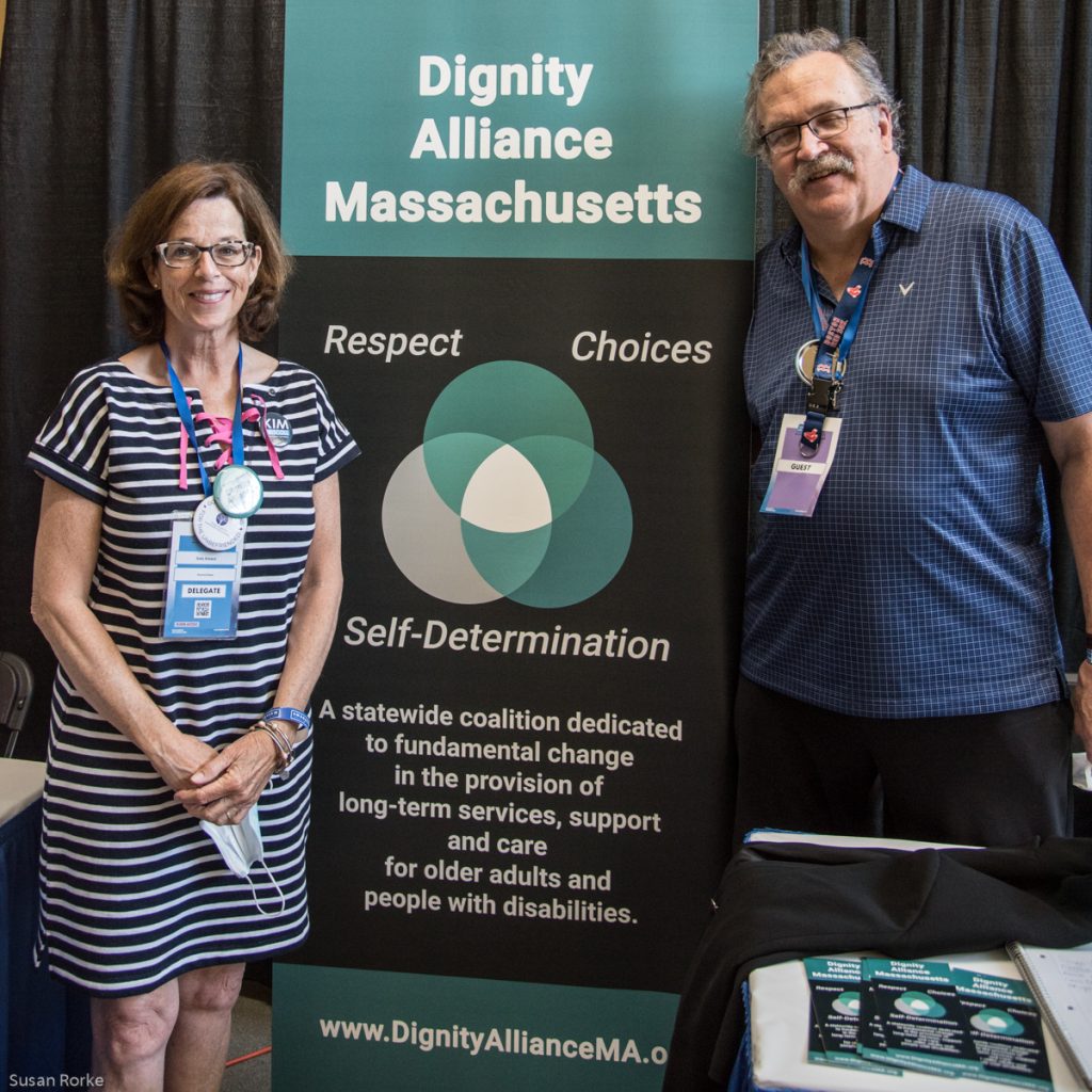 Representative Sally Kerans and Paul Lanzikos