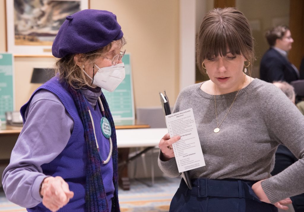 Dorothy Weitzman (DignityMA) and ?