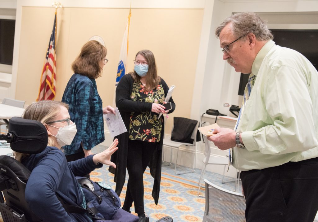 Ellen Leigh, Paul Lanzikos (DignityMA)