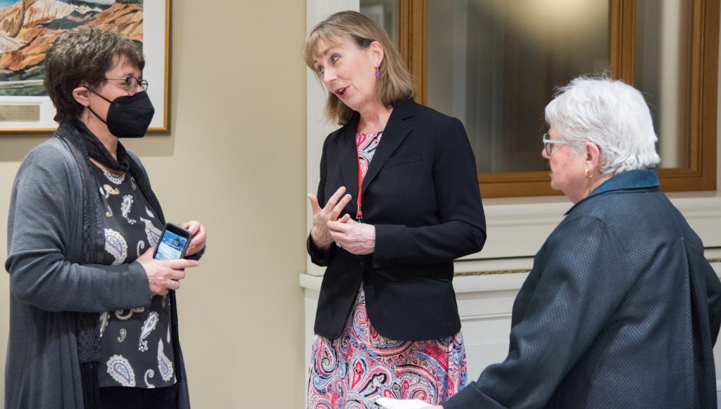 Rep. Mindy Domb, Barbara L'Italien (DLC), Rep. Kay Khan